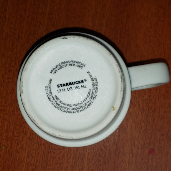 Starbucks Blue & White Floral Coffee Mug - Picture 3 of 4